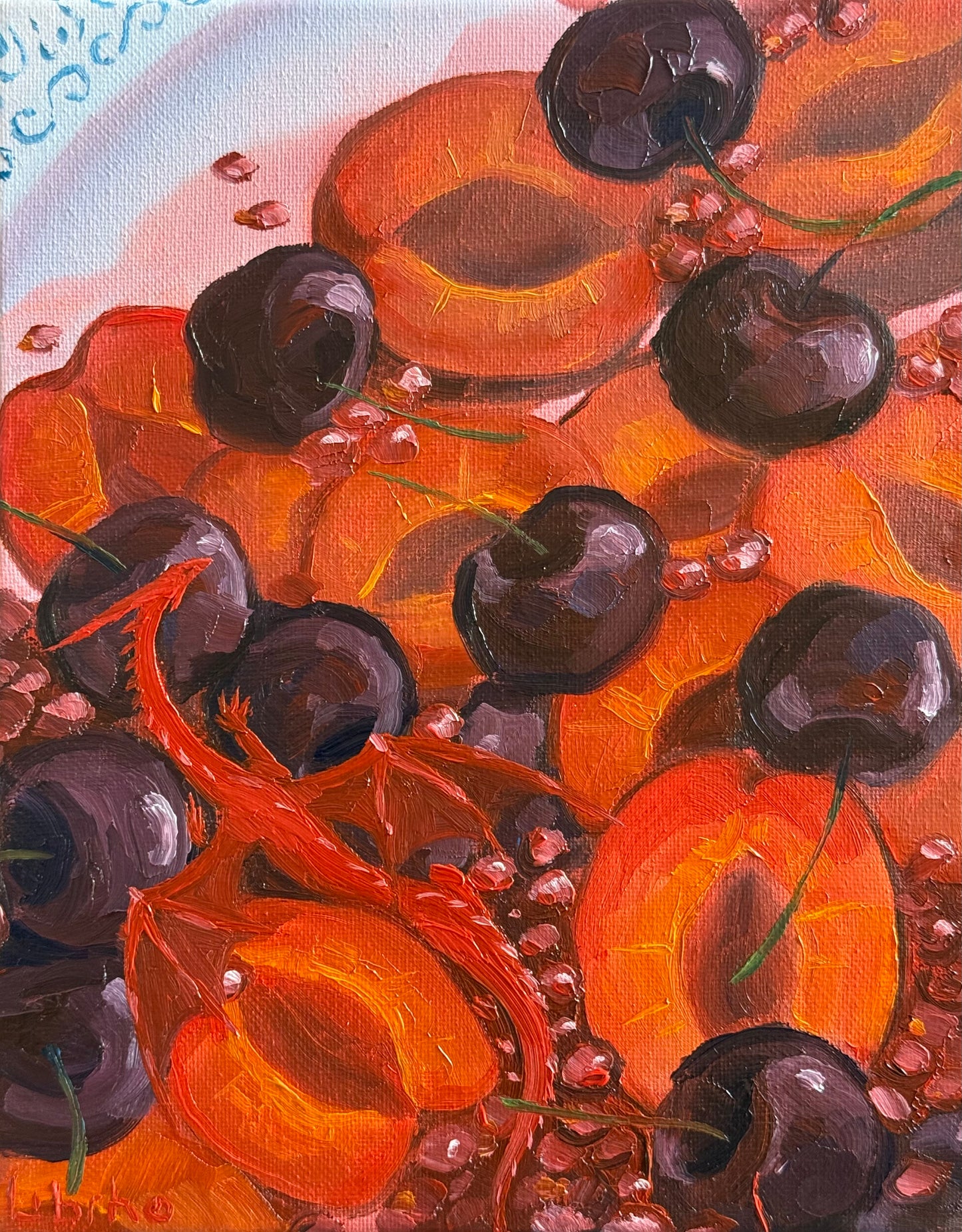 “Cherry Nectarines” - print