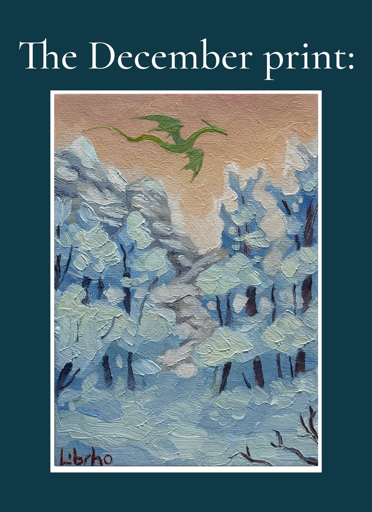 “#7 - Juniper”, catch up print