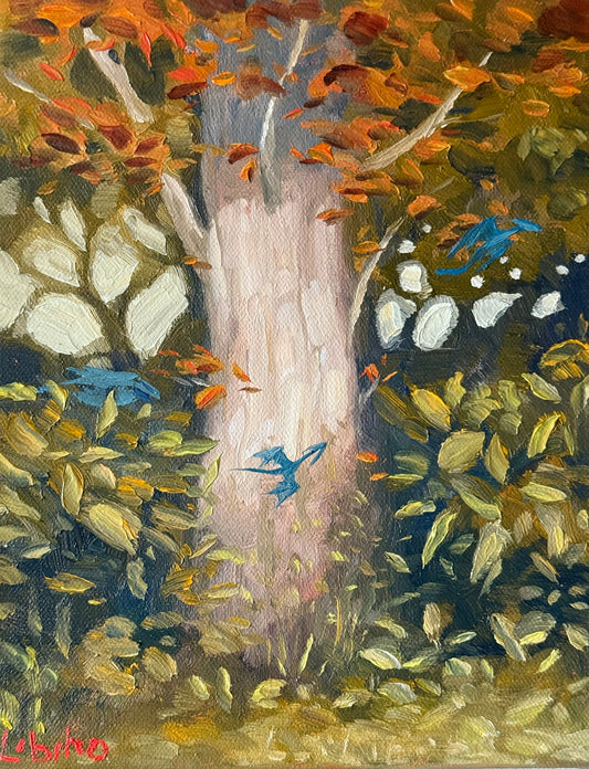 “Garden Blues” - print