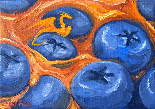 “Honey Blue” - print