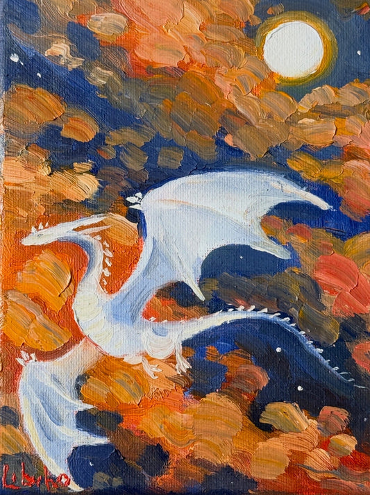 “Moonlight Flight” - print